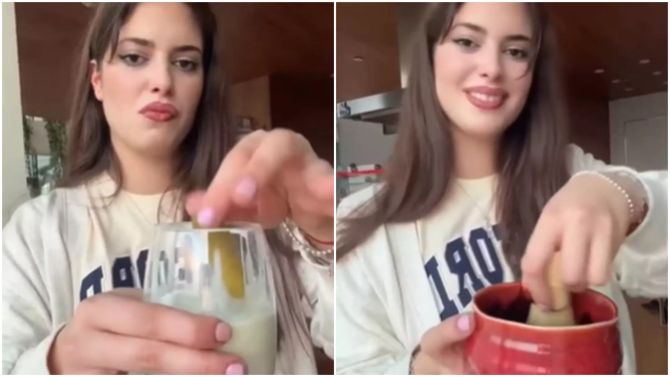 Derin Talu'dan ilginç tarif! Turşulu matcha çayı yaptı! Tadına dayanamayıp direkt çöpe döktü