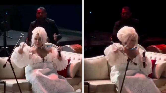 Ünlü Diva Bülent Ersoy, Kayseri’de verdiği konserde öfkeden çıldırdı! Mikrofonu ve bardakları fırlatıp sahneyi dağıttı