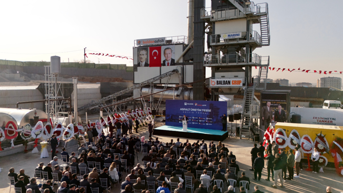 Sultanbeyli'de asfalt üretim tesisi açıldı