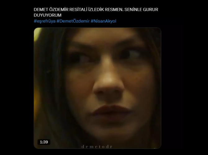 Demet Özdemir, Eşref Rüya'daki performansıyla sosyal medyayı salladı