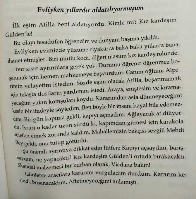 Neşe Karaböcek, “İşte Benim Masalım” kitabında kız kardeşi Gülden Karaböcek ve eşinin ihanetini o sözlerle anlattı