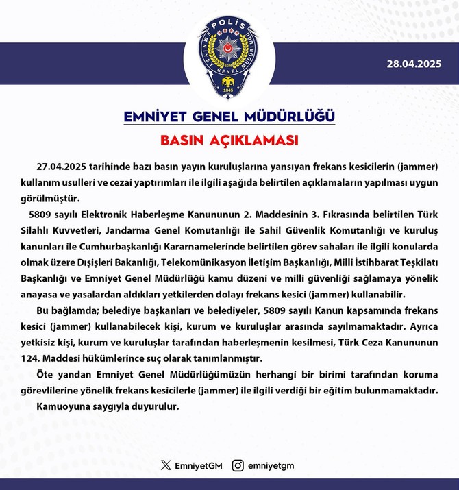 İmamoğlu'nun otel toplantısındaki valiz görüntüleri tepki çekmişti! EGM: Belediyelerin jammer kullanma yetkisi yok