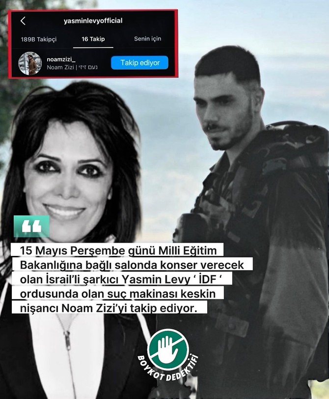 İsrailli şarkıcı Yasmin Levy'nin MEB Şura Salonu'ndaki konseri gelen tepkiler üzerine iptal edildi