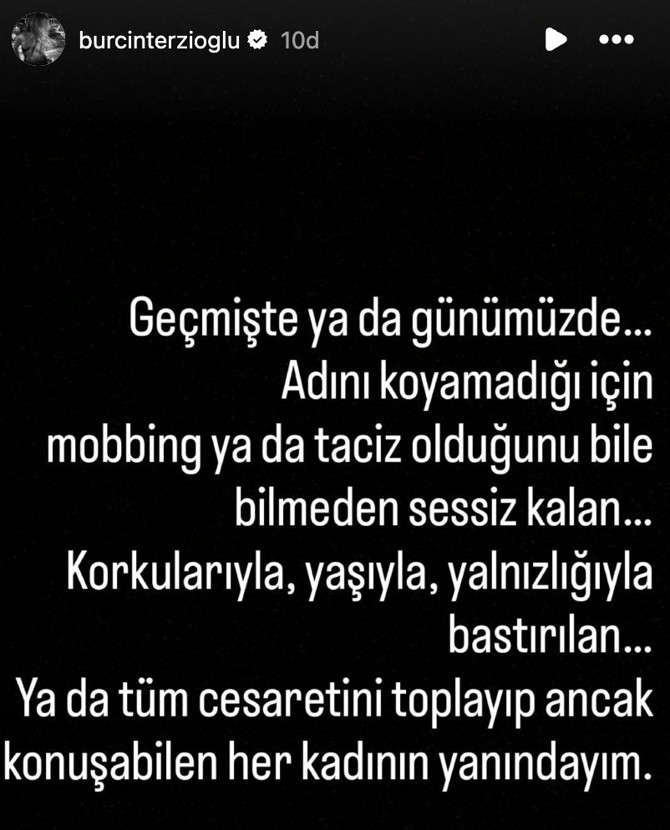 Burçin Terzioğlu yeni partneri Tayanç Ayaydın hakkındaki taciz iddialarına kayıtsız kalmadı! Önce takipten çıktı sonra...