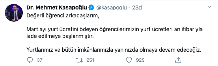 52 milyon 295 bin TL öğrencilere geri ödeniyor! Bakan Kasapoğlu açıkladı...