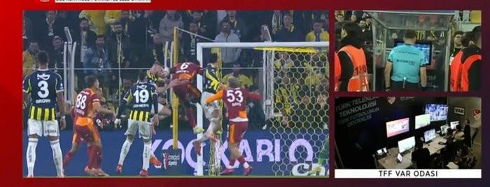 VAR devreye girdi, derbide Fenerbahçe'nin golü iptal edildi!