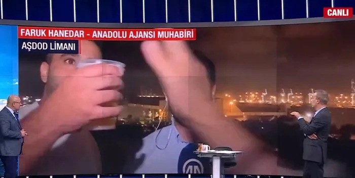 İsraillilerden canlı yayında Anadolu Ajansı muhabirine çirkin müdahale - Resim : 3