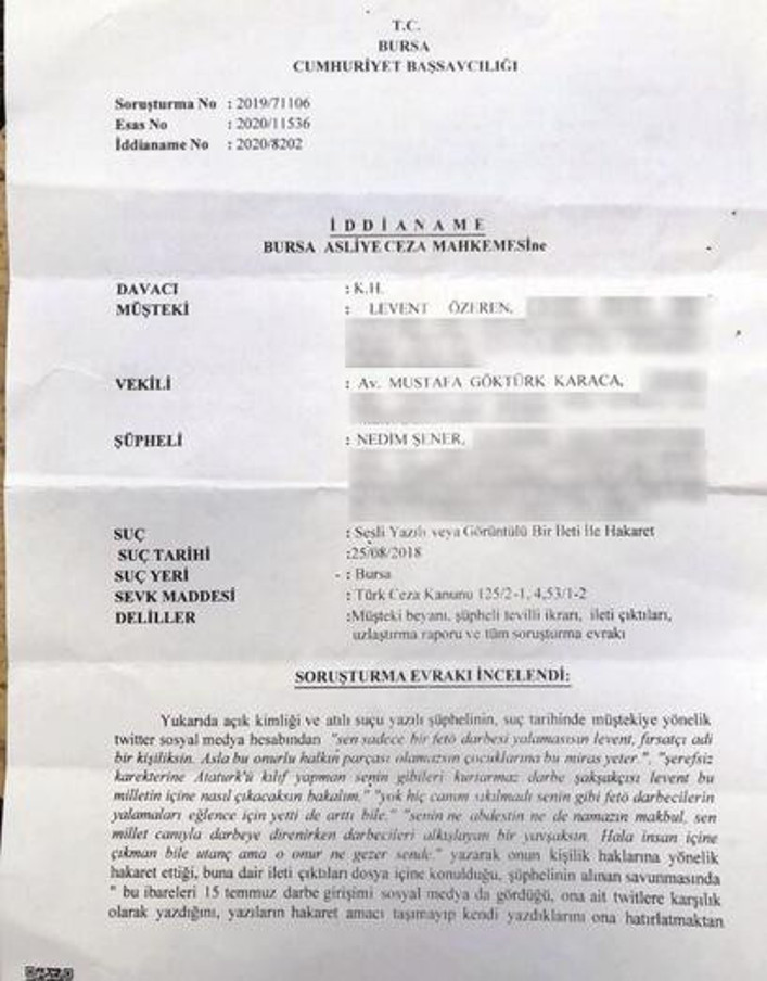 'Darbe şakşakçılarıyla mahkemede hesaplaşacağız'