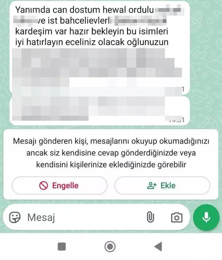 Minguzzi ailesine yönelik tüyler ürperten yeni tehdit mesajları ortaya çıktı! - Resim : 2