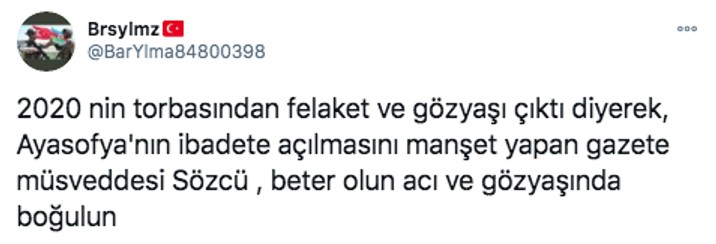 Ayasofya'nın açılışını felaket olarak gördüler - Resim : 5