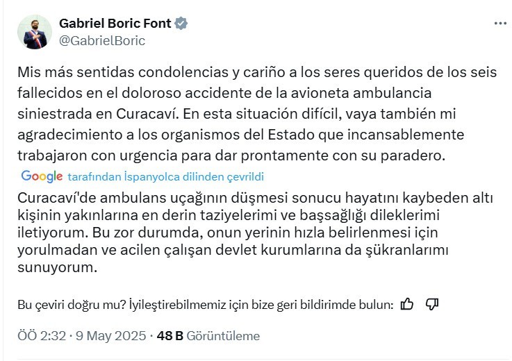 Şili'de uçak kazası! Ambulans uçak dağlık alana düştü: 6 ölü - Resim : 2