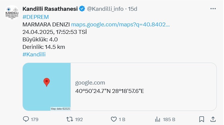 İstanbul'da korkutan artçı sarsıntı! Mega şehir 3.7'yle sallandı - Resim : 2