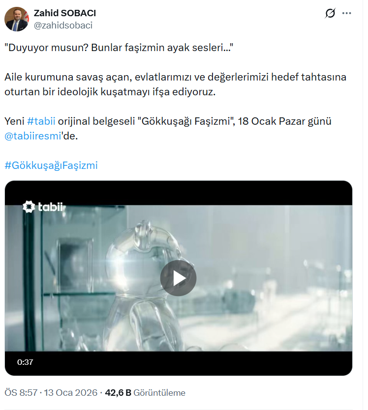 LGBT dayatmasına karşı ilk kez güçlü bir ses yükseliyor