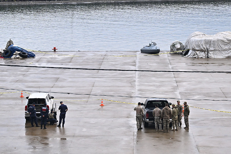 Trabzon açıklarında ele geçirilen İngiliz destekli insansız tehdit