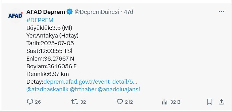 Hatay'da deprem! Antakya merkez 3.5 büyüklüğünde sallandı... "İyi salladı, önce gürültü geldi, korktuk tabi" - Resim : 2