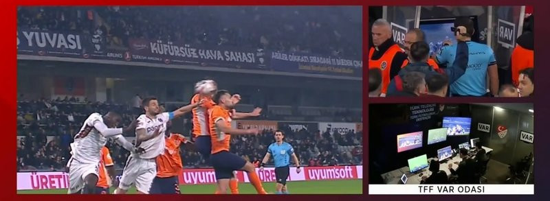 Başakşehir - Trabzonspor maçında 2 penaltı 1 kırmızı kart! - Resim : 2