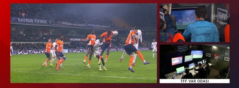 Başakşehir - Trabzonspor maçında 2 penaltı 1 kırmızı kart! - Resim : 3