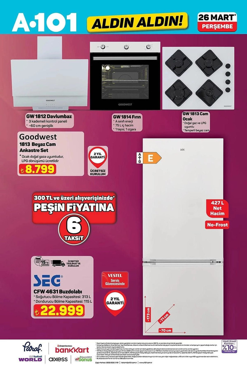 A101 26 Mart 2026 Perşembe kataloğu yayımlandı! İşte A101 26 Mart 2026 Perşembe kataloğu - Fotoğraf: 3