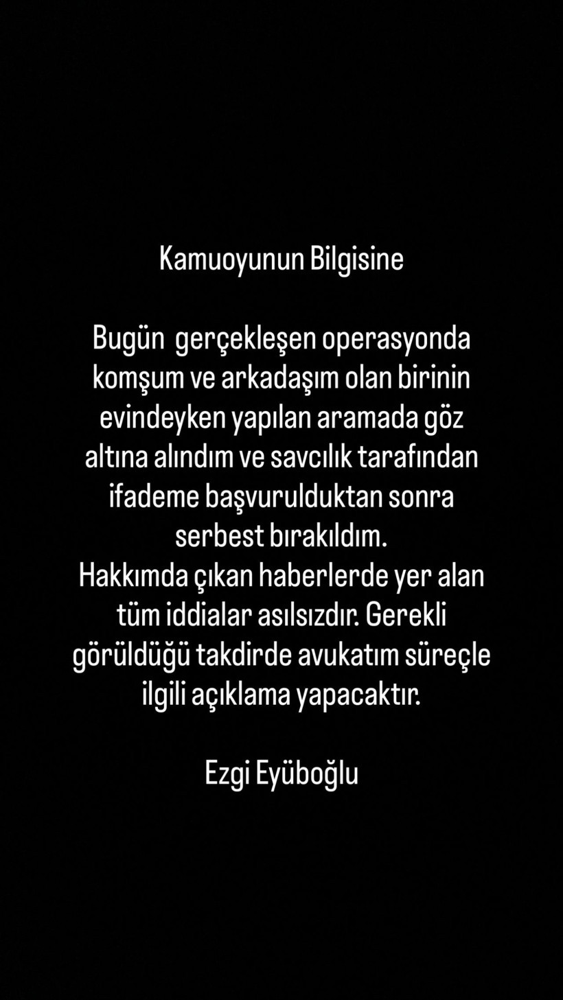 Uyuşturucu soruşturmasında gözaltına alınmıştı! Serbest bırakılan Ezgi Eyüboğlu'ndan ilk açıklama - Fotoğraf: 4
