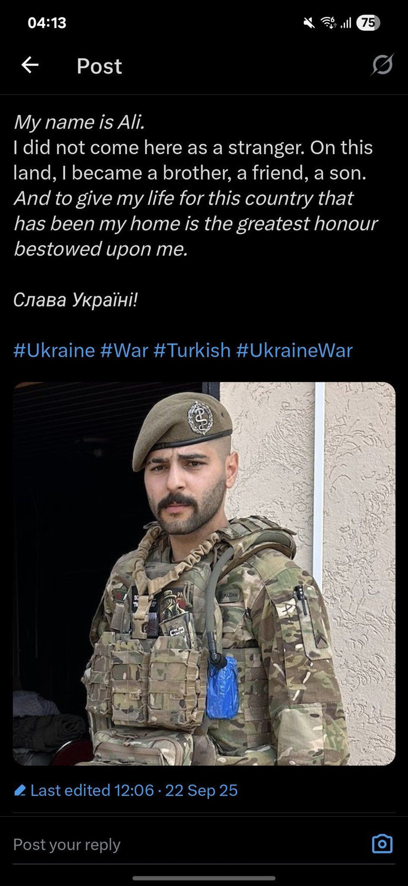 Zafer Partisi’nin eski belediye başkan adayı Ali Dilsiz, paralı asker oldu! Ukrayna ordusuna katıldı... - Fotoğraf: 5