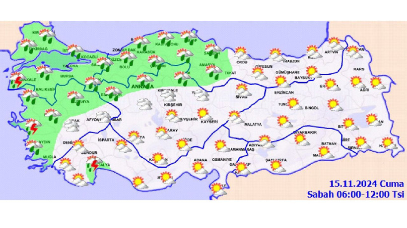15 Kasım 2024 Türkiye geneli hava durumu raporu yayınlandı! İşte il il beklenen sıcaklıklar... - Fotoğraf: 3