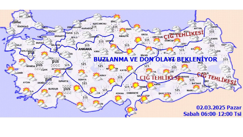 2 Mart 2025 Türkiye geneli hava tahmin raporu yayınlandı! Sıcaklıklar yükseliyor... - Fotoğraf: 3