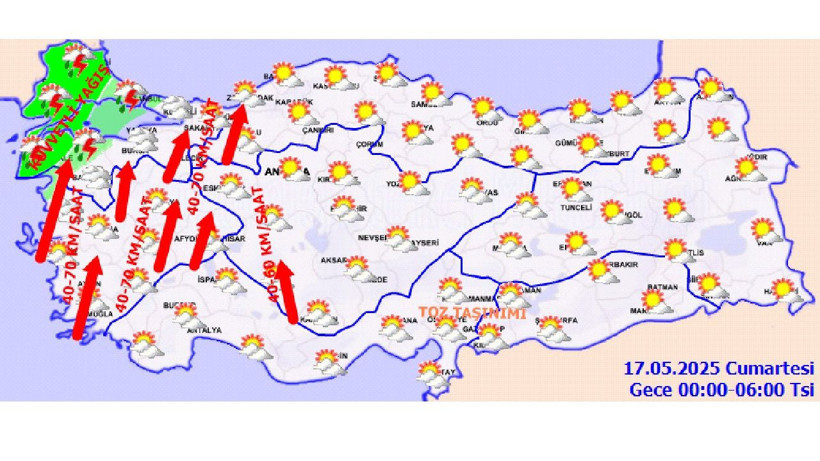 18 Mayıs 2025 Pazar hava durumu! Sağanak ve gök gürültülü sağanak yağış bekleniyor... - Fotoğraf: 2