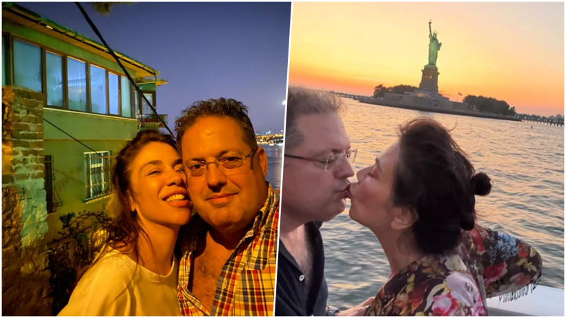 Taşacak Bu Deniz'in Zarife'si Yeşim Ceren Bozoğlu, 30 yıl sonra çocukluk aşkıyla sevgili oldu! Dudak dudağa poz verdiler - Fotoğraf: 1