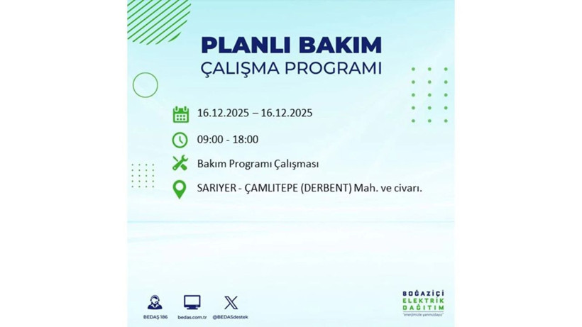 İstanbul'da dev elektrik kesintisi! 16 Aralık 2025 İstanbul'da elektrikler ne zaman gelecek, İstanbul'da 16 Aralık tarihinde hangi ilçelerde elektrik kesintileri olacak? - Fotoğraf: 30
