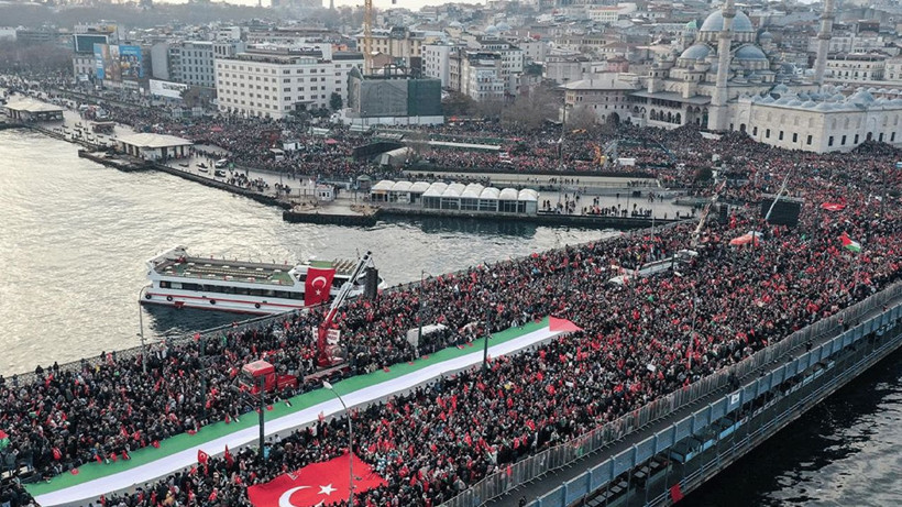 Trabzonspor Filistin pankartıyla sahaya çıktı - Fotoğraf: 4