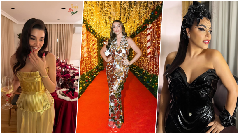 Ünlülerin 2026 yılbaşı kombinleri: Işıltılı kıyafetleriyle sosyal medyayı salladılar - Fotoğraf: 1