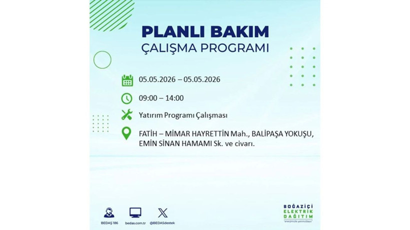 İstanbul’da 5 Mayıs’ta elektrik kesintisi: Hangi ilçelerde, saat kaça kadar? - Fotoğraf: 25