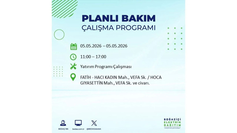 İstanbul’da 5 Mayıs’ta elektrik kesintisi: Hangi ilçelerde, saat kaça kadar? - Fotoğraf: 26