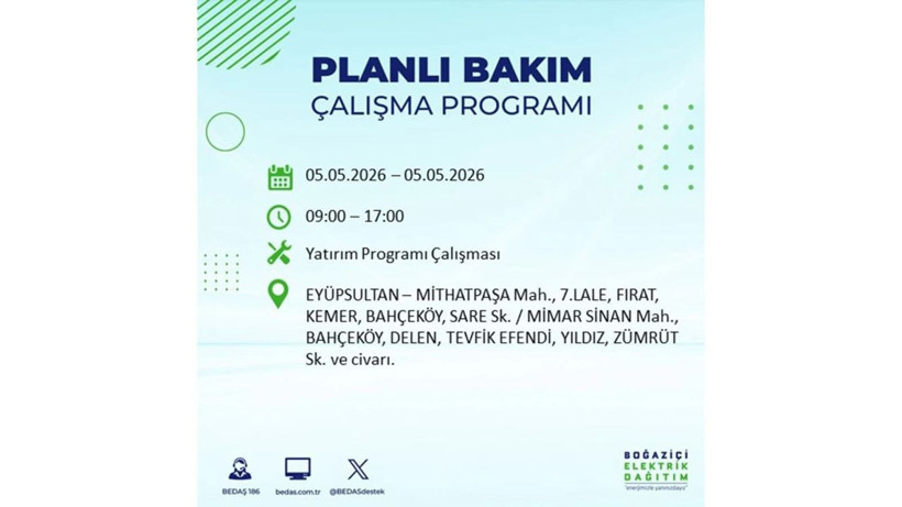 İstanbul’da 5 Mayıs’ta elektrik kesintisi: Hangi ilçelerde, saat kaça kadar? - Fotoğraf: 28