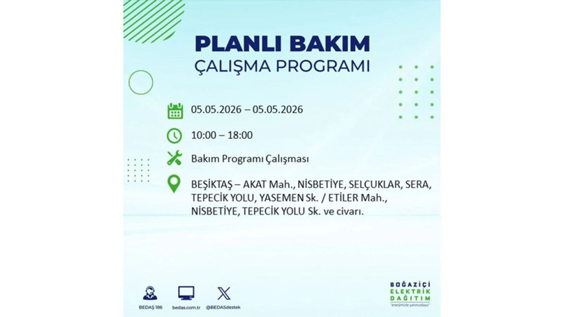 İstanbul’da 5 Mayıs’ta elektrik kesintisi: Hangi ilçelerde, saat kaça kadar? - Fotoğraf: 45