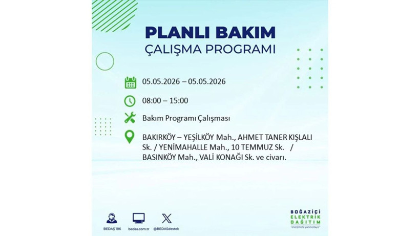 İstanbul’da 5 Mayıs’ta elektrik kesintisi: Hangi ilçelerde, saat kaça kadar? - Fotoğraf: 46