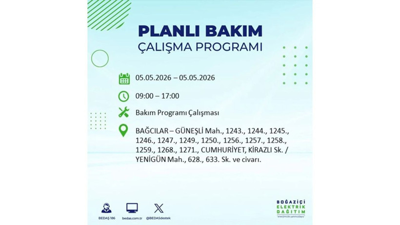 İstanbul’da 5 Mayıs’ta elektrik kesintisi: Hangi ilçelerde, saat kaça kadar? - Fotoğraf: 49