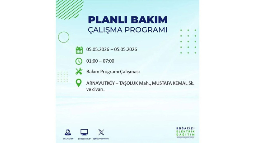 İstanbul’da 5 Mayıs’ta elektrik kesintisi: Hangi ilçelerde, saat kaça kadar? - Fotoğraf: 53