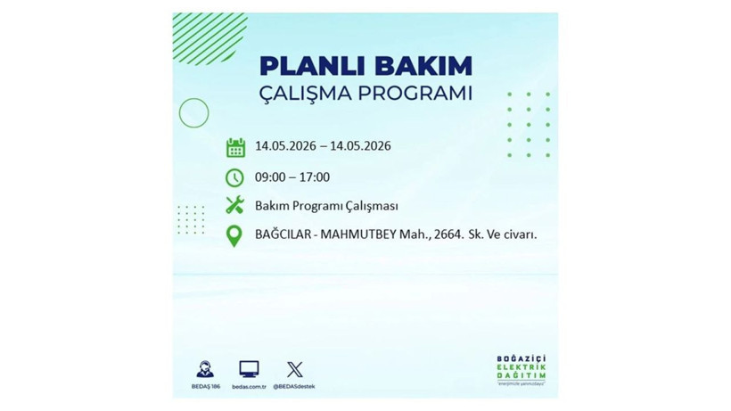 İstanbul’da 14 Mayıs’ta elektrik kesintisi: Saat saat kesinti detayları - Fotoğraf: 4