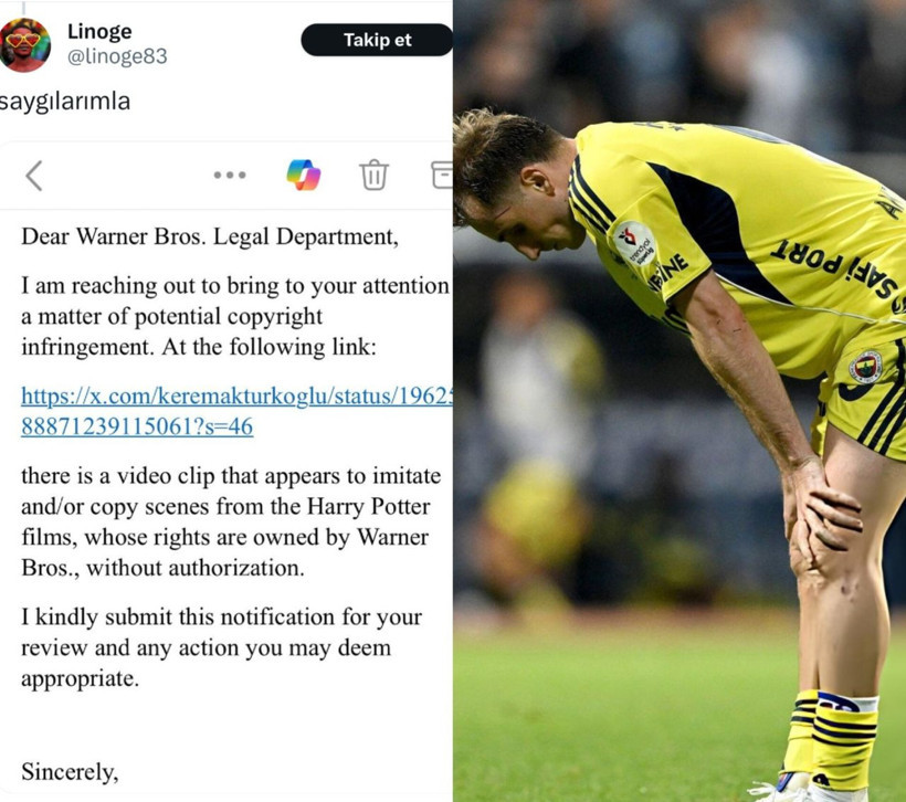 Kerem Aktürkoğlu'nu ispiyonlayan kişi Galatasaraylı çıktı! Yaptığı şikayeti resmen paylaştı - Fotoğraf: 8