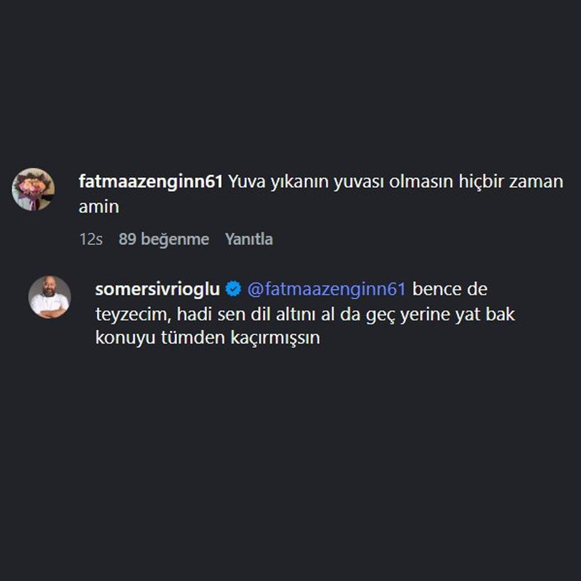 Kar tatilinde sevgilisine evlenme teklifi etmişti! Somer Sivrioğlu, 'Yuva yıkan' yorumunu görünce çileden çıktı! Takipçisine sert yanıt - Fotoğraf: 5