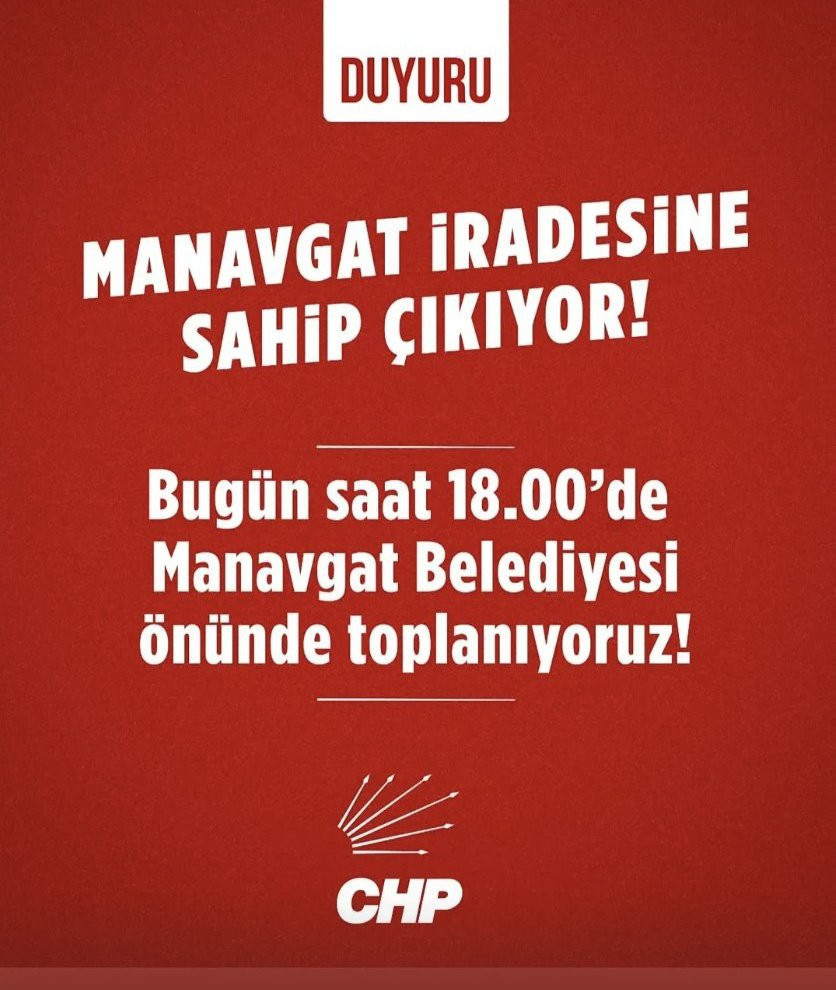 Böylesi görülmedi! Özgür Özel bile rüşveti kabul etmişken CHP'den "Manavgat İradesine Sahip Çıkıyor" mitingi
