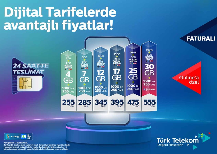Faturalı Digital Paketler