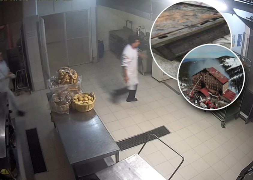 Kartalkaya otel faciasında yangının çıkış anı kamerada! 78 canın ölüm nedeni 'grill plate' cihazıymış...
