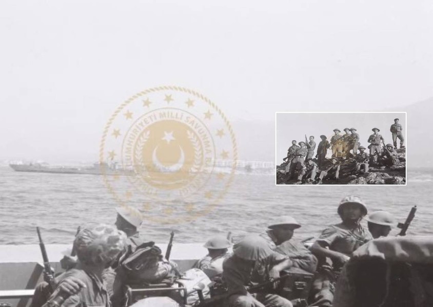 MSB paylaştı; Kıbrıs Barış Harekatı'nın ilk kez yayımlanan fotoğrafları