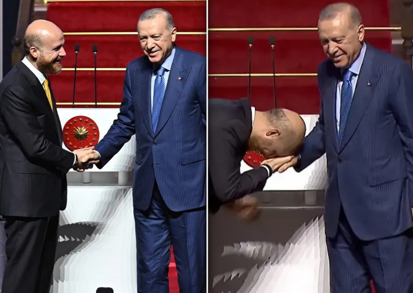 Bilal Erdoğan babasının elini neden öptüğünü ilk kez anlattı: Cumhurbaşkanı Erdoğan sahnede oğluna ne dedi?