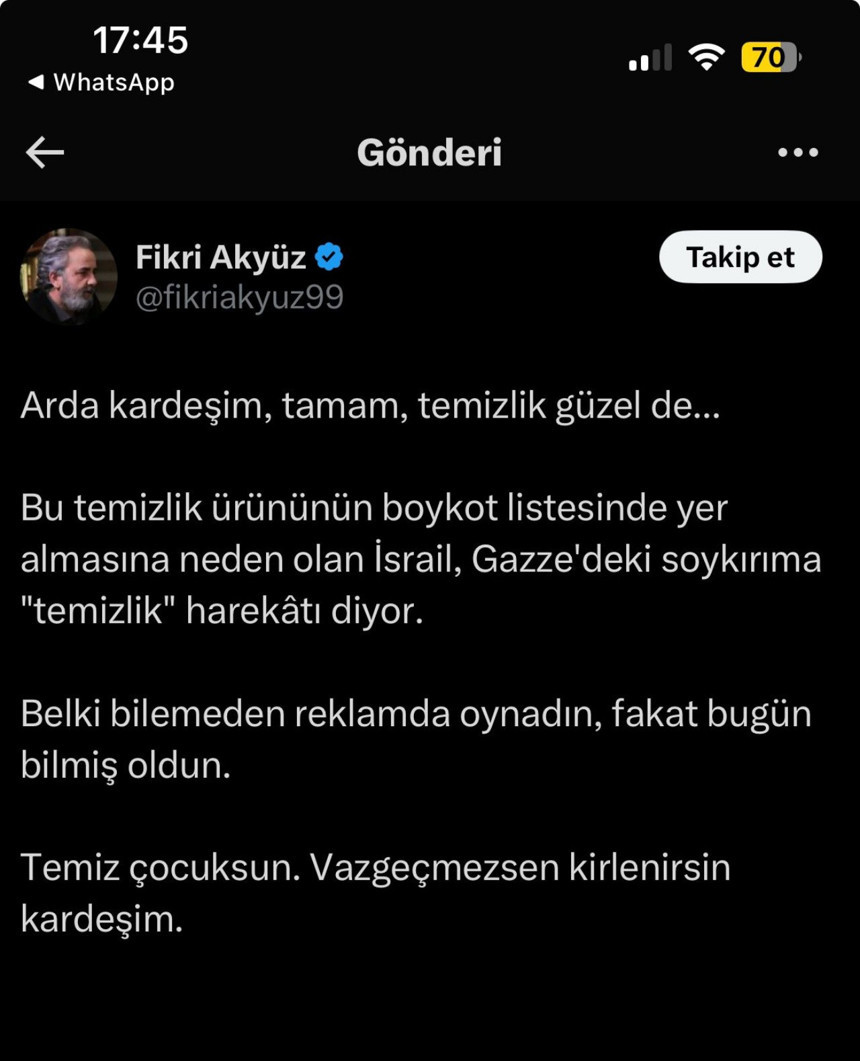 Arda Güler, İsrail sponsoru Persil'in reklam yüzü oldu! Sosyal medya da tepkiler çığ gibi büyüdü! Sana yakışmadı Arda...