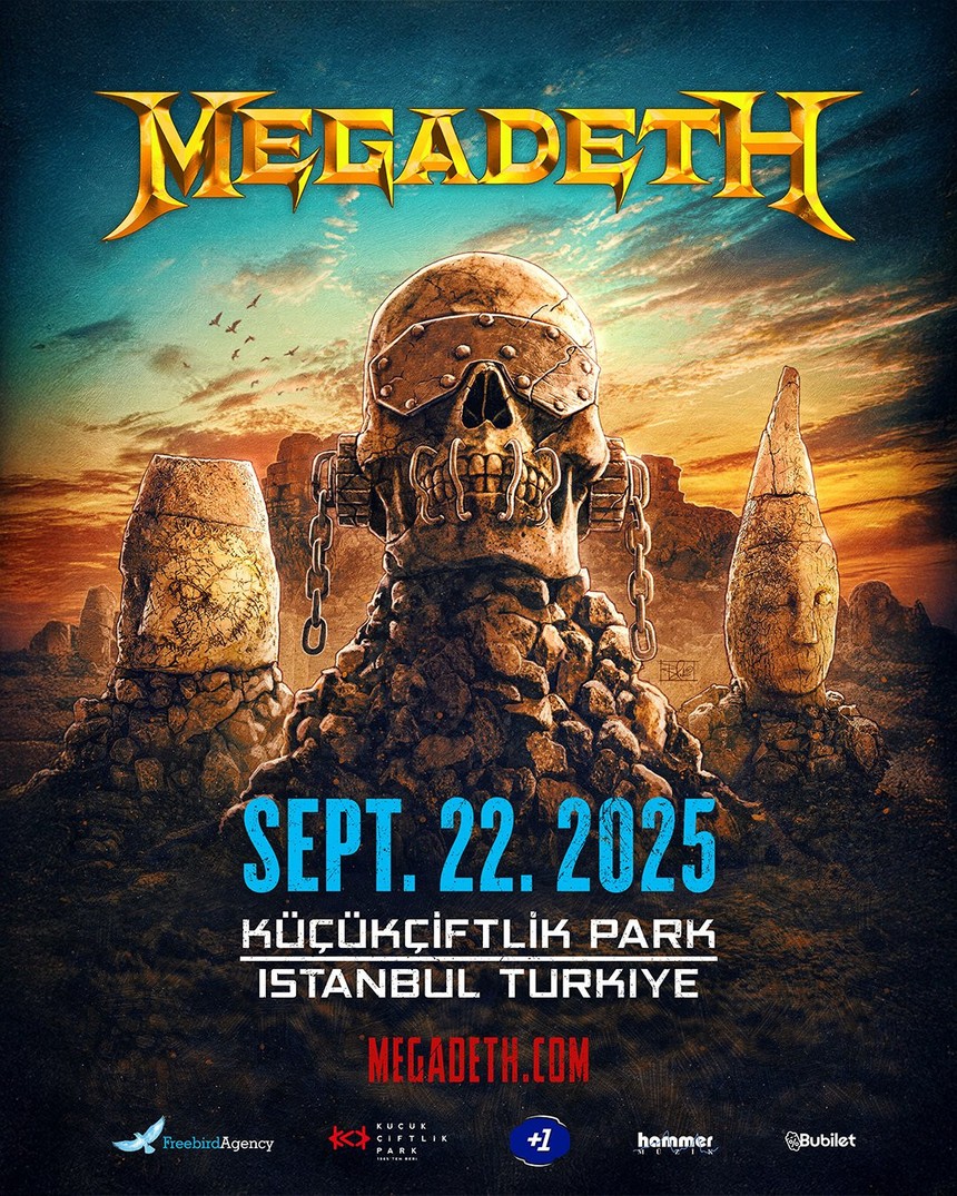 22 Eylül 2025 Megadeth İstanbul konseri açıklandı! Geçen yıl biletler 15 dakikada tükenmişti