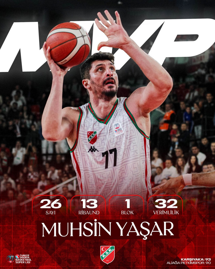 Muhsin Yaşar haftanın MVP’si oldu, ismi A Milli Takım'la anılmaya başladı