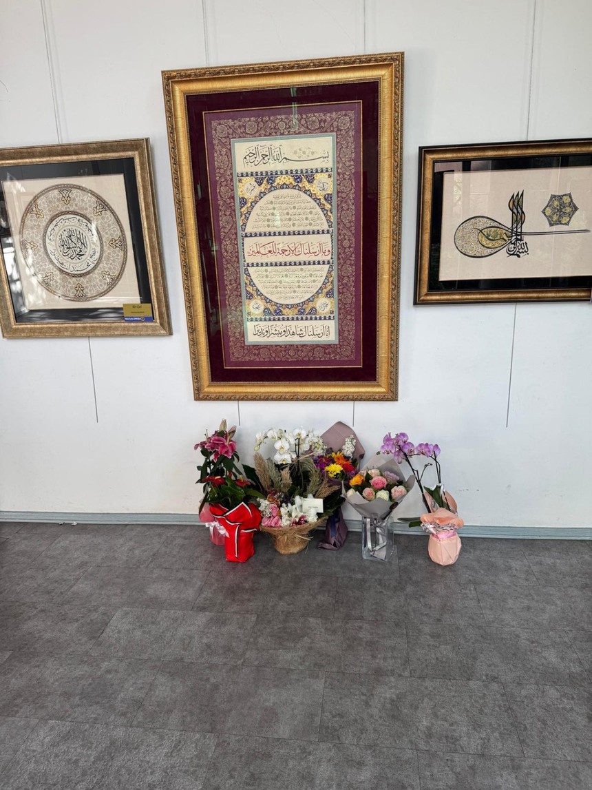 Müzehhibe Asuman Coşkun ve öğrencilerinin Tezhip Sergisi Birlik Vakfı’nda açıldı - Resim : 2